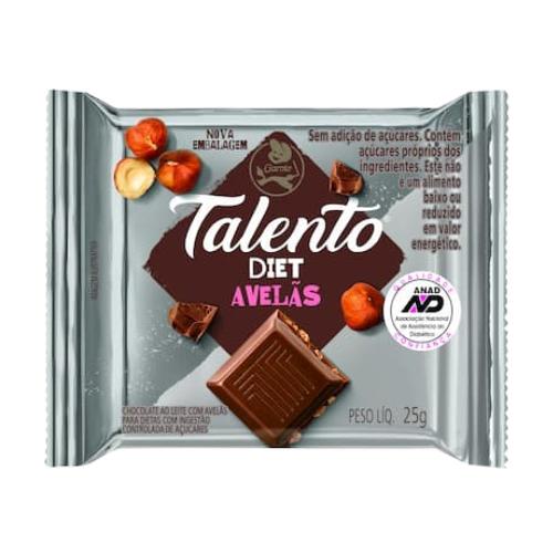 Talento Diet Avelã 25g Garoto