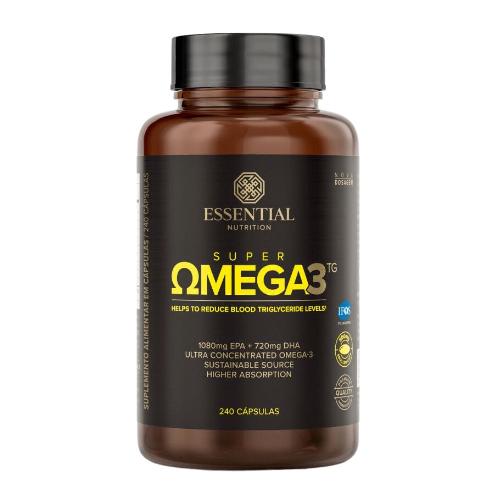 Super Ômega 3 TG 500mg 240 Cápsulas Essential