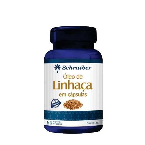 Óleo de Linhaça 1450mg 60 Cápsulas Schraiber