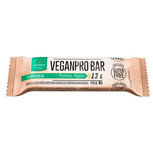 VeganPro Bar 40g Sabor Baunilha Nutrify