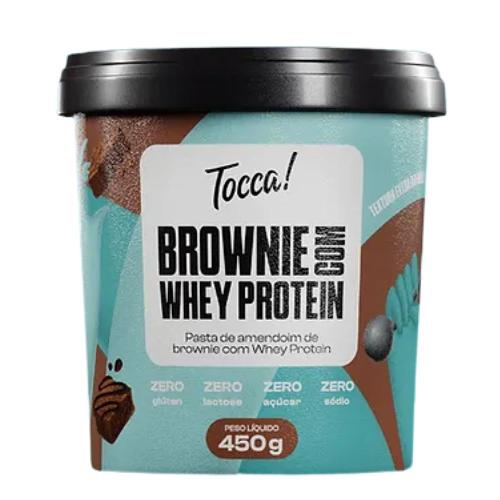 Pasta de Amendoim Brownie com Whey Protein 450g Tocca