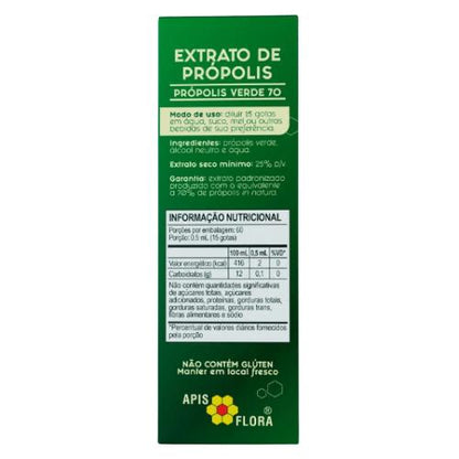 Extrato de Própolis Verde 70 30ml Apis Flora