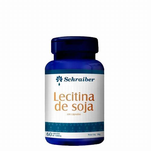 Lecitina de Soja 60 Cápsulas Schraiber