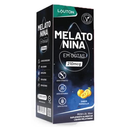 Melatonina Gotas 30ml Maracujá Lauton