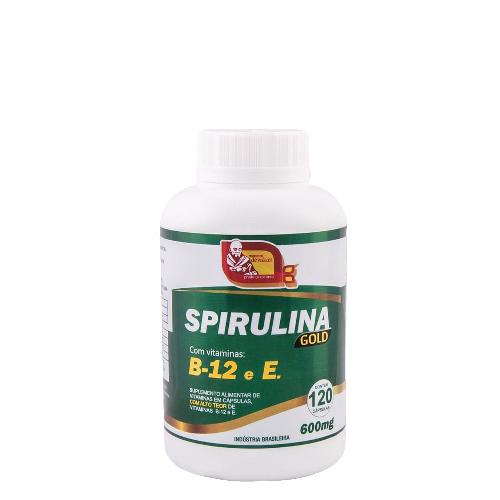 Spirulina Gold 600mg 120 Cápsulas Mosteiro Devakan