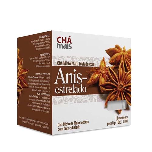 Chá de Anis Estrelado 10 Envelopes Chá Mais