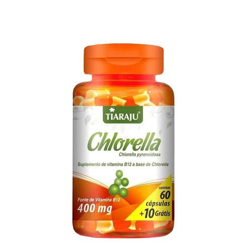 Chlorella 400mg 60 Cápsulas Tiaraju