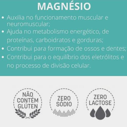 Magnésio Malato 60 Cápsulas 500mg Meissen