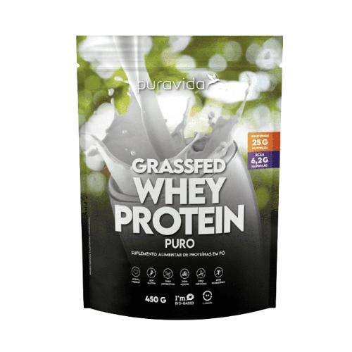 Grassfed Whey Protein Neutro 450g Puravida