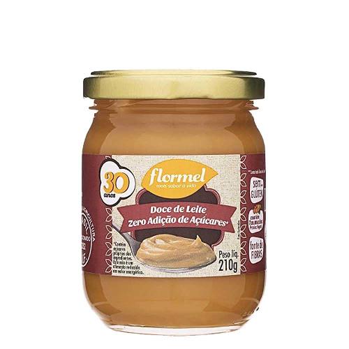 Doce de Leite Cremoso Vidro 210g Flormel