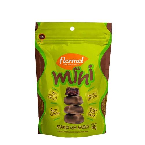 Mini Bombom com Banana 60g Flormel