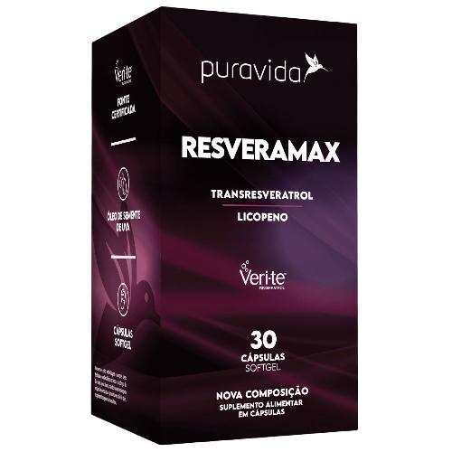 Resveramax Transresveratrol 30 Cápsulas Puravida