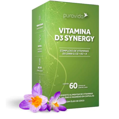 Vitamina D3 Synergy 60 Cápsulas Puravida