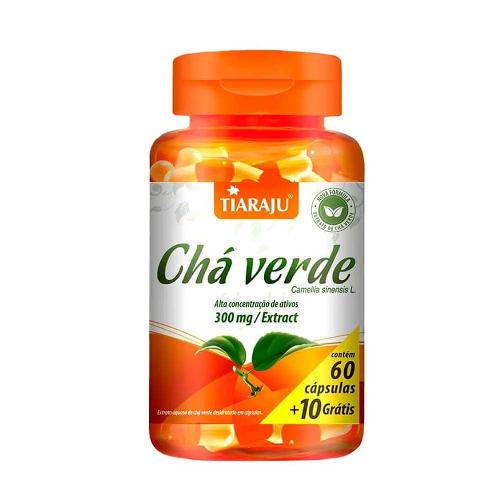 Chá Verde 300mg 60 Cápsulas Tiaraju