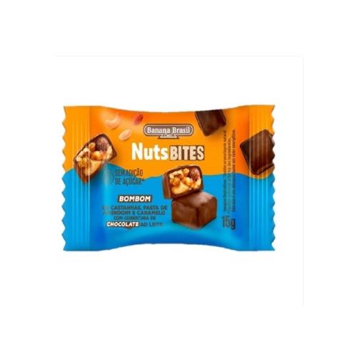 NutsBites Chocolate ao Leite 15g Banana Brasil