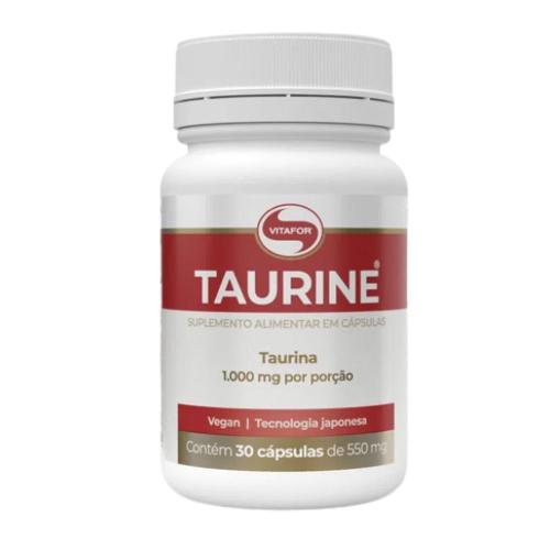 Taurine 550mg 30 Cápsulas Vitafor