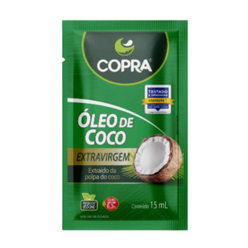 Óleo de Coco Extra Virgem Sachê 15ml Copra