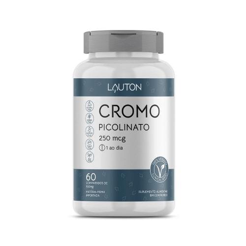 Cromo Picolinato 250mg 60 Cápsulas Lauton