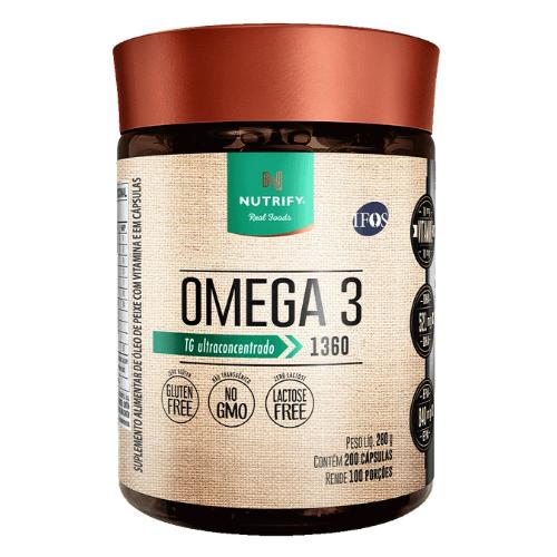 Ômega 3 Ultra 1360mg 200 Cápsulas Nutrify