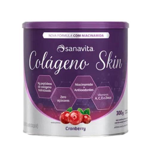 Colágeno Skin Cranberry 300g Sanavita