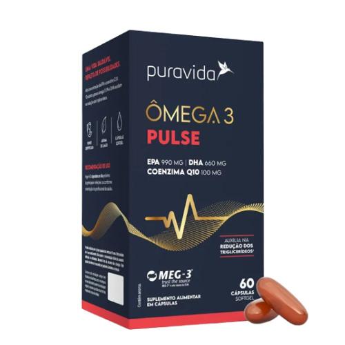 Ômega 3 Pulse 60 Cápsulas Puravida