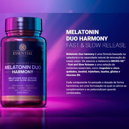 Melatonina Duo Harmony 120 Cápsulas Essential