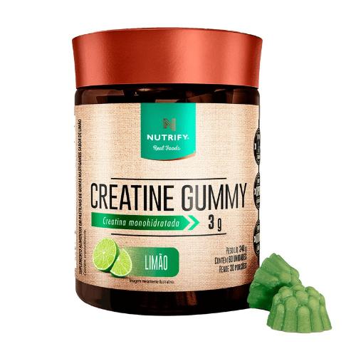 Creatine Gummy Limão 60 Unidades Nutrify