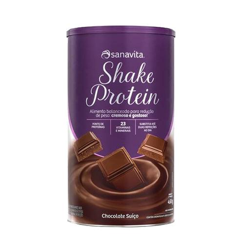 Shake Protein Chocolate Suíço 450g  Sanavita