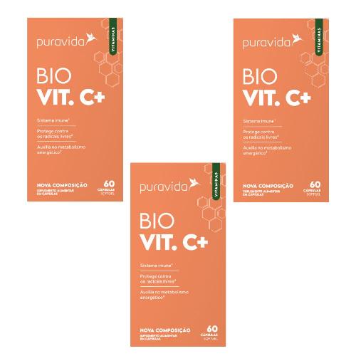 Kit 3 Bio Vit C + Puravida