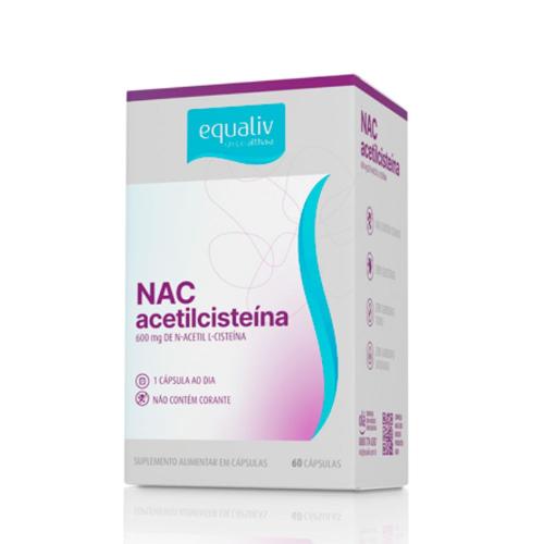 NAC Acetilcisteína 60 Cápsulas 600mg Equaliv