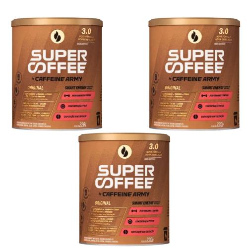 Kit Supercoffee 3.0 Original 3 Unidades 220g Cada