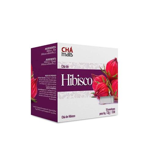 Chá de Hibisco 10 Envelopes Chá Mais