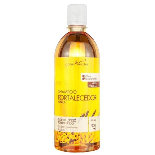 Shampoo Fortalecedor Arnica 500ml Gotas Verdes