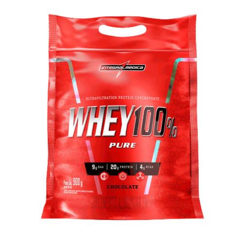 Whey Protein 100% Pure Chocolate 900g Integralmédica