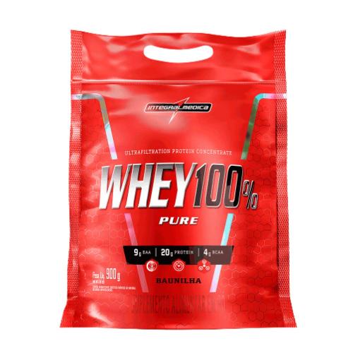 Whey Protein 100% Pure Baunilha 900g Integralmédica