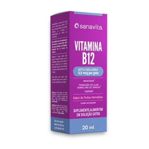 Vitamina B12 20ML Gotas Sanavita