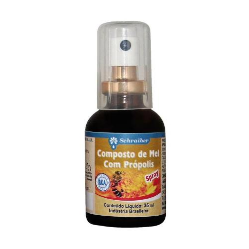 Composto de Mel e Própolis Spray 35ml Schraiber