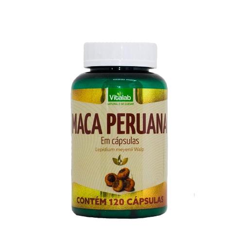 Maca Peruana 500mg 120 Cápsulas Vitalab