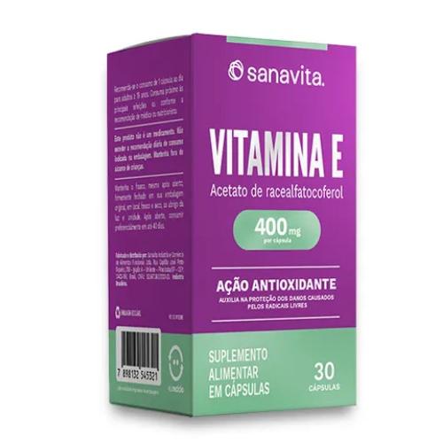 Vitamina E 30 Cápsulas Sanavita