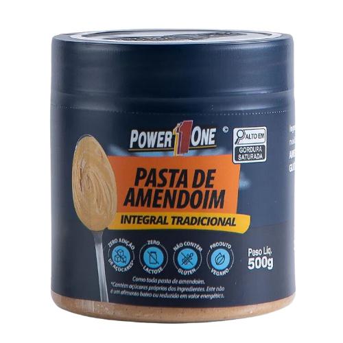 Pasta de Amendoim Integral Tradicional 500g Power One