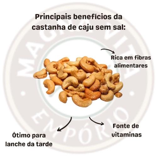 Castanha de Caju sem Sal Graúda 100g