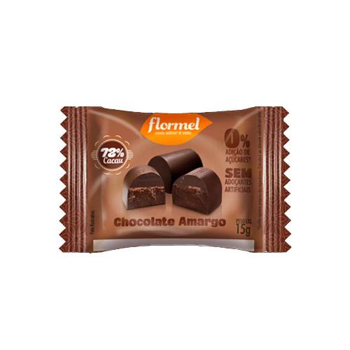 Bombom Chocolate Amargo 15g Flormel