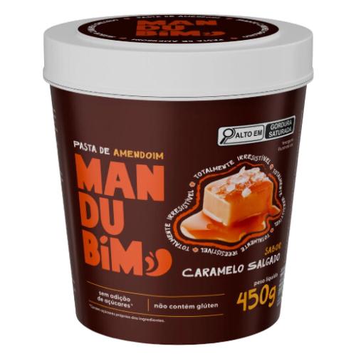 Pasta de Amendoim Caramelo Salgado 450g Mandubim