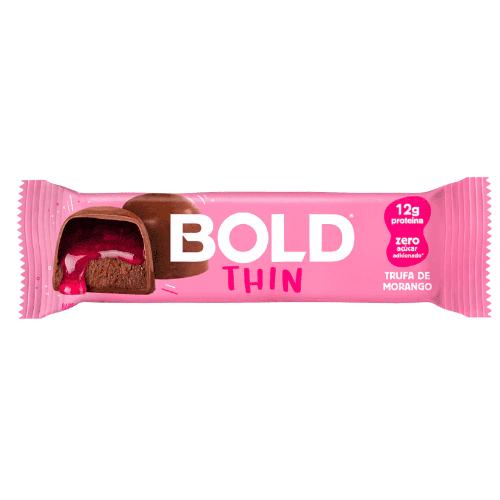 Barra Bold Bar Thin Trufa de Morango 40g