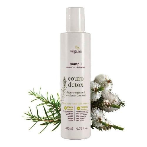 Xampu Couro Detox Alecrim e Melaleuca WNF 200ml