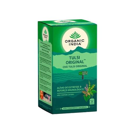 Chá Tulsi Original 25 Sachês Organic India