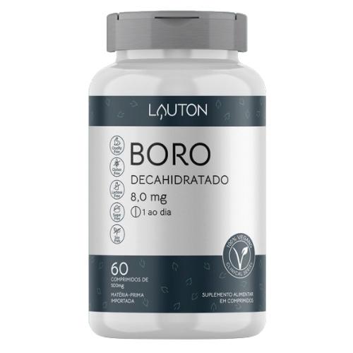 Boro Decahidratado 8mg 60 Cápsulas Lauton