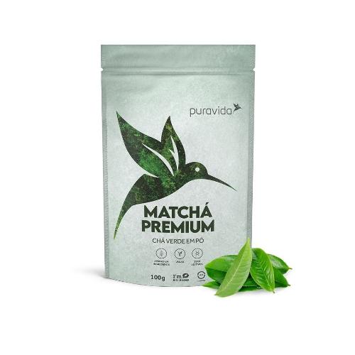 Matchá Premium Chá Verde em Pó 100g Puravida