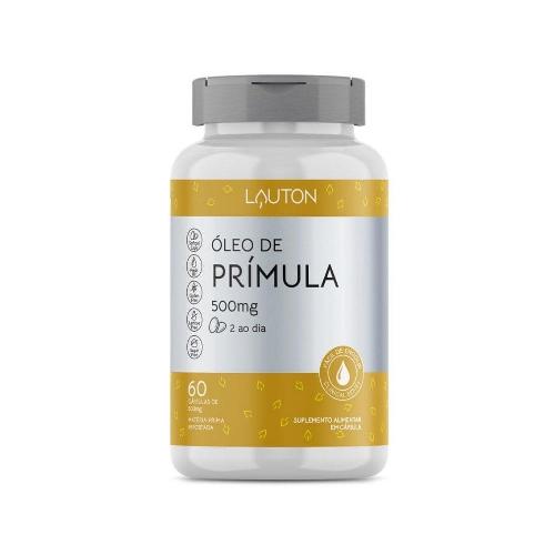 Óleo De Prímula 500mg 60 Cápsulas Lauton