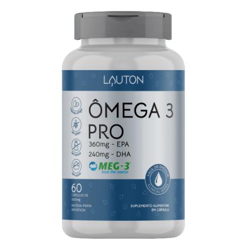 Ômega 3 Pro 1000mg 60 Cápsulas Lauton